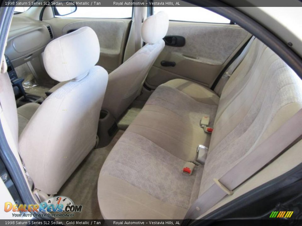 Tan Interior - 1998 Saturn S Series SL2 Sedan Photo #11