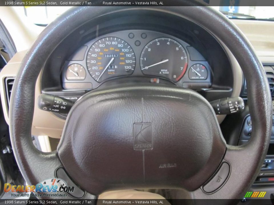 1998 Saturn S Series SL2 Sedan Steering Wheel Photo #14