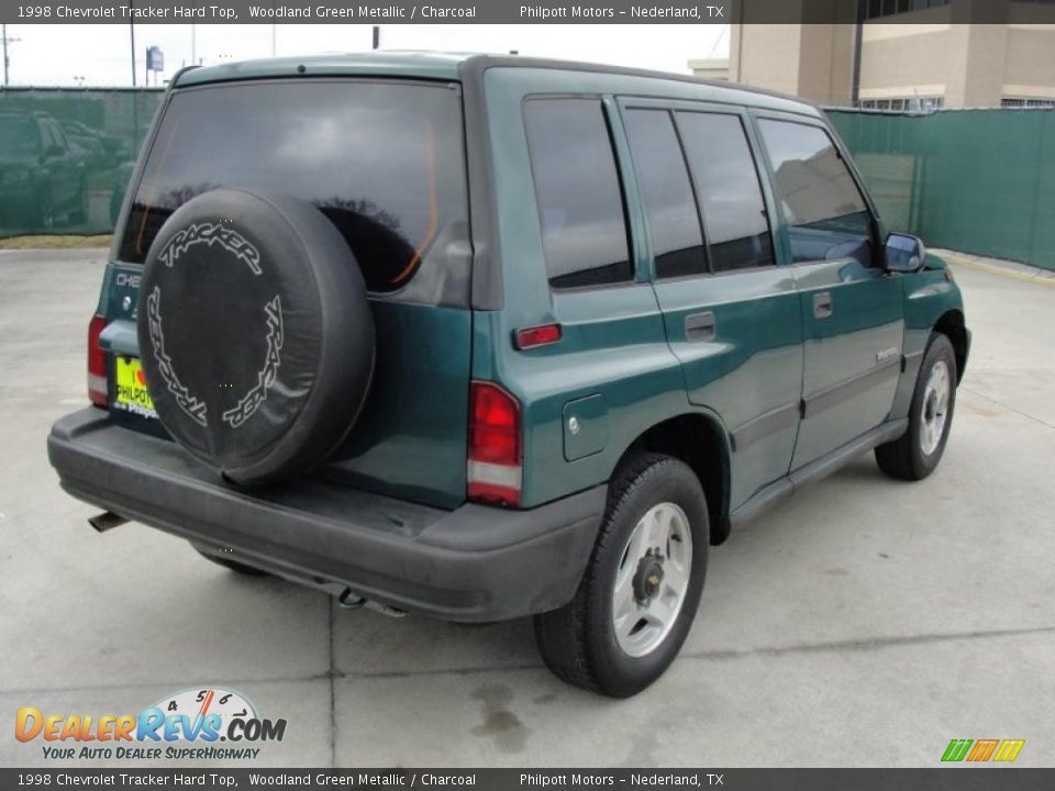 Woodland Green Metallic 1998 Chevrolet Tracker Hard Top Photo #3