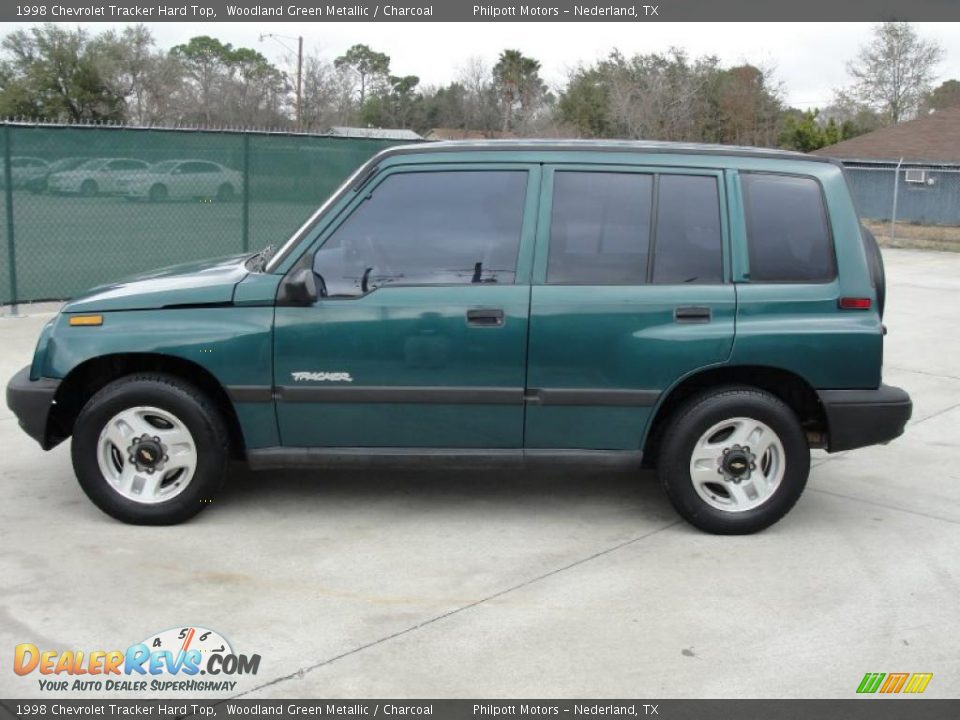 Woodland Green Metallic 1998 Chevrolet Tracker Hard Top Photo #6