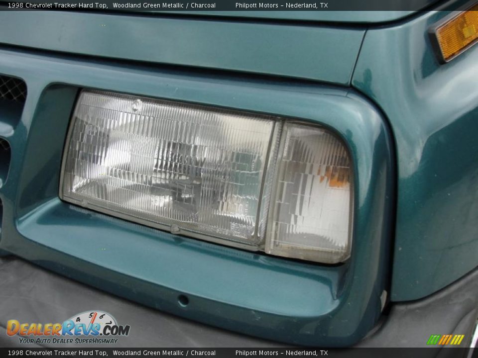 1998 Chevrolet Tracker Hard Top Woodland Green Metallic / Charcoal Photo #9