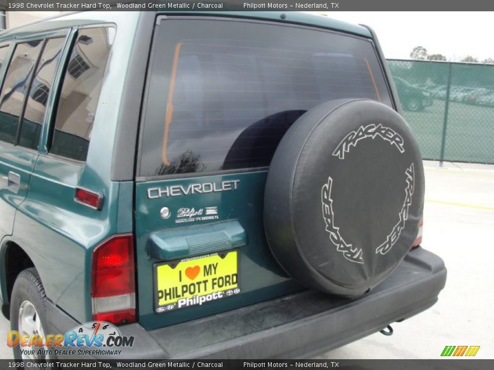 1998 Chevrolet Tracker Hard Top Woodland Green Metallic / Charcoal Photo #17