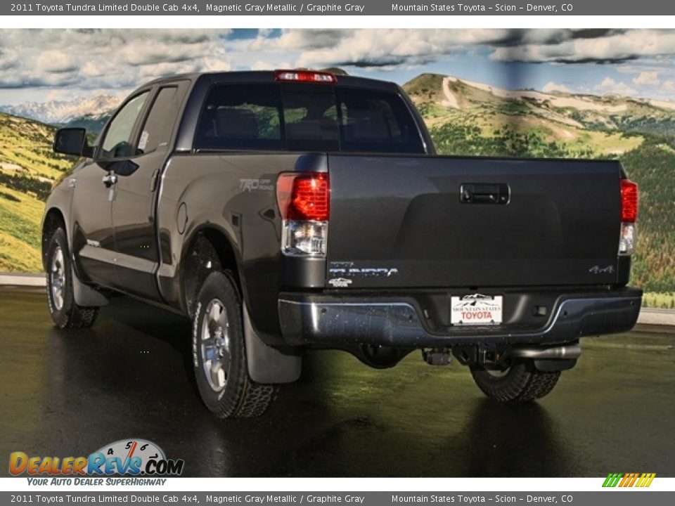 2011 Toyota Tundra Limited Double Cab 4x4 Magnetic Gray Metallic / Graphite Gray Photo #3