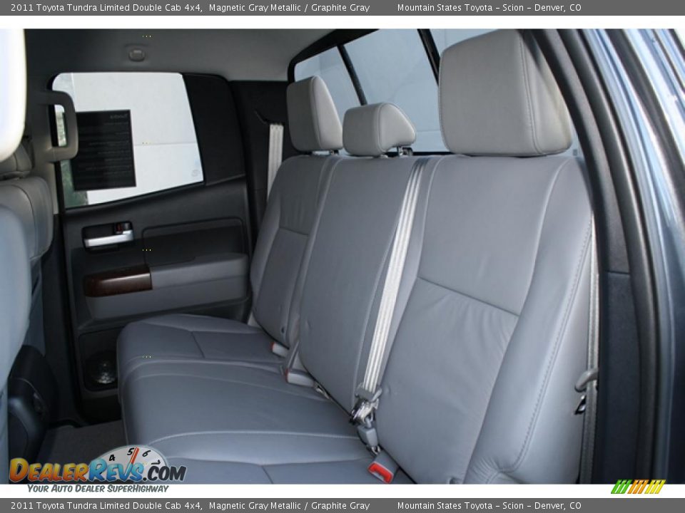 Graphite Gray Interior - 2011 Toyota Tundra Limited Double Cab 4x4 Photo #6