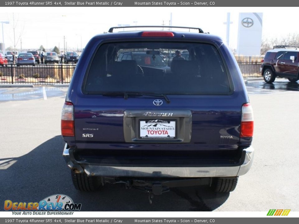 1997 Toyota 4Runner SR5 4x4 Stellar Blue Pearl Metallic / Gray Photo #3