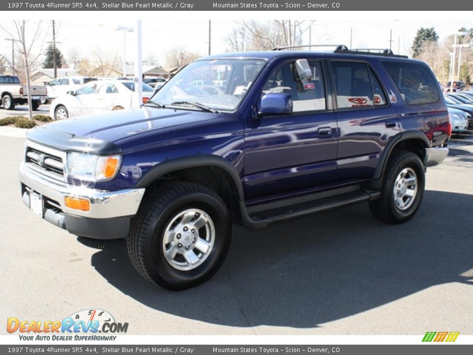 1997 Toyota 4Runner SR5 4x4 Stellar Blue Pearl Metallic / Gray Photo #5
