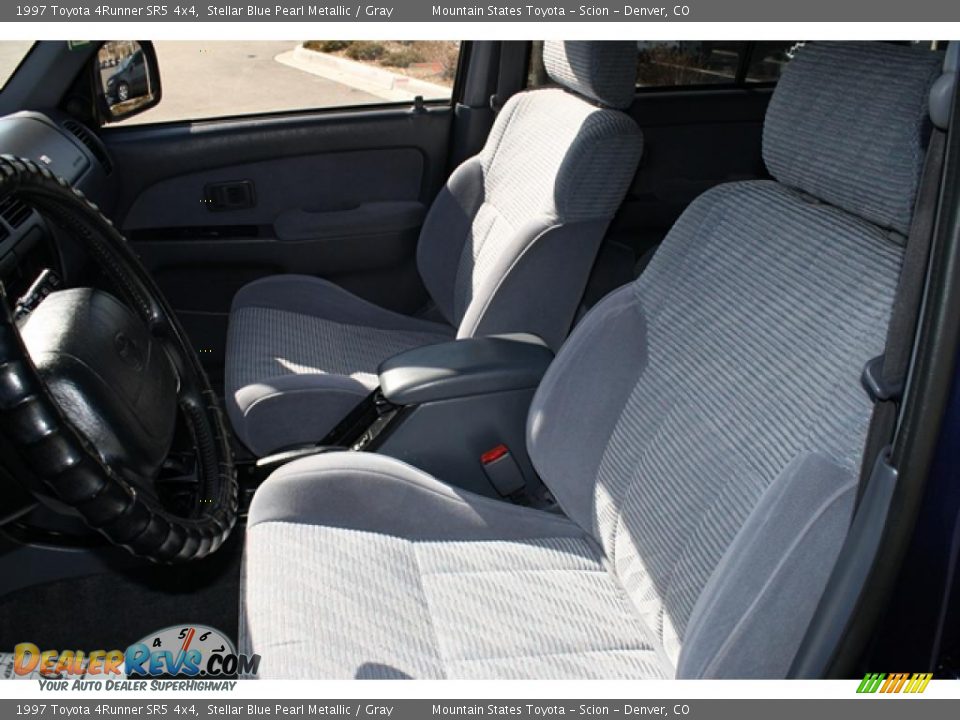 1997 Toyota 4Runner SR5 4x4 Stellar Blue Pearl Metallic / Gray Photo #8