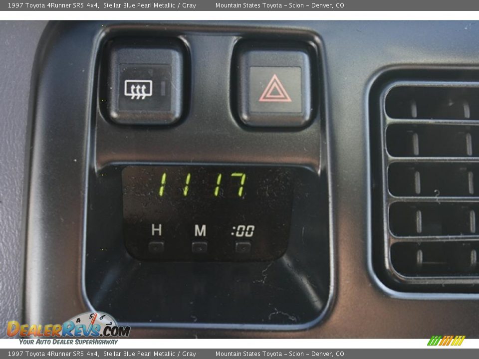 1997 Toyota 4Runner SR5 4x4 Stellar Blue Pearl Metallic / Gray Photo #16