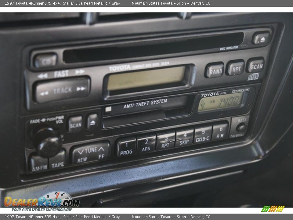 1997 Toyota 4Runner SR5 4x4 Stellar Blue Pearl Metallic / Gray Photo #19