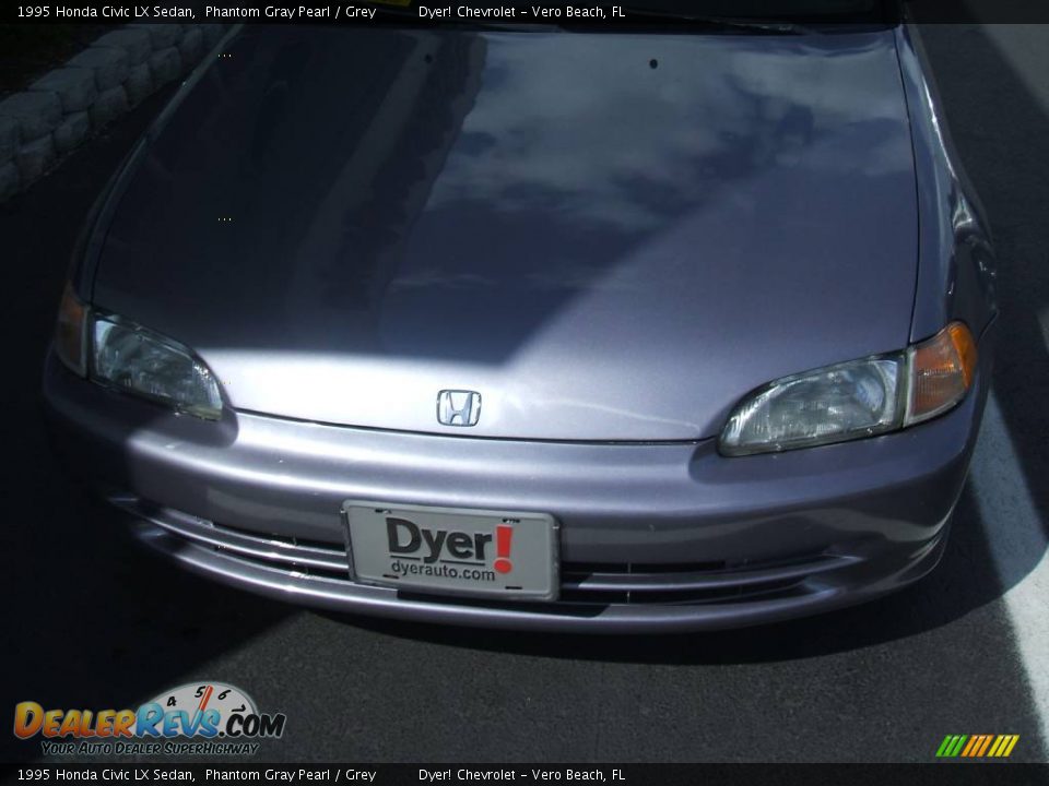 1995 Honda Civic LX Sedan Phantom Gray Pearl / Grey Photo #5