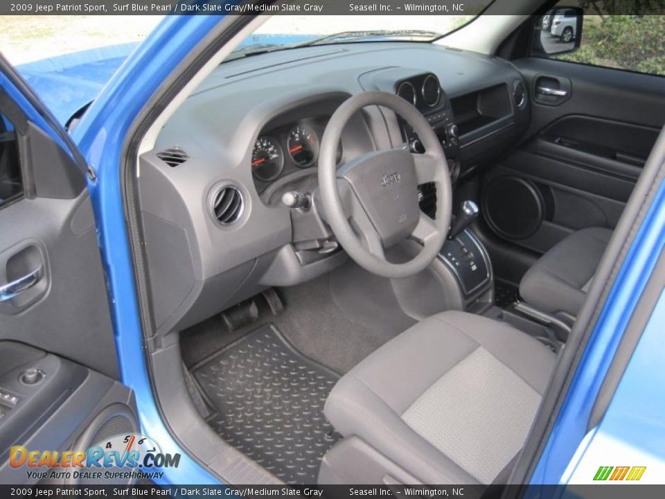 Dark Slate Gray/Medium Slate Gray Interior - 2009 Jeep Patriot Sport Photo #3