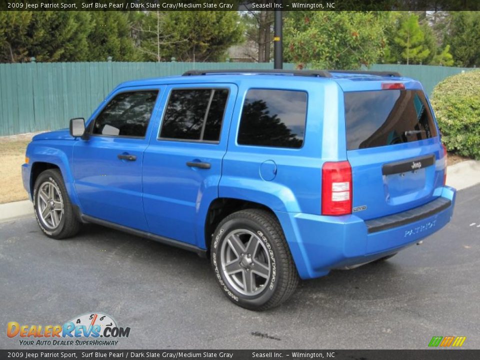 2009 Jeep Patriot Sport Surf Blue Pearl / Dark Slate Gray/Medium Slate Gray Photo #12