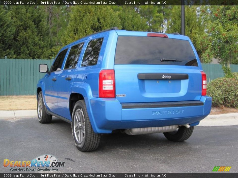 2009 Jeep Patriot Sport Surf Blue Pearl / Dark Slate Gray/Medium Slate Gray Photo #13