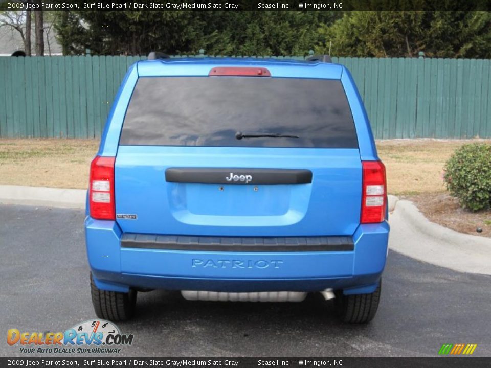 2009 Jeep Patriot Sport Surf Blue Pearl / Dark Slate Gray/Medium Slate Gray Photo #14