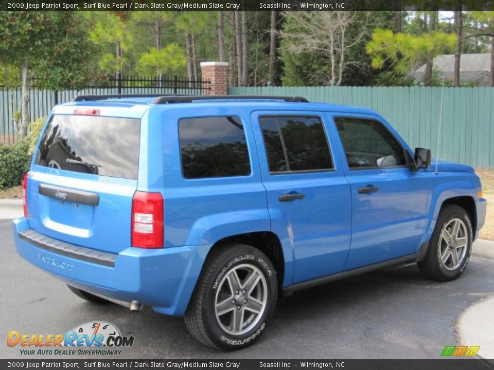 2009 Jeep Patriot Sport Surf Blue Pearl / Dark Slate Gray/Medium Slate Gray Photo #17