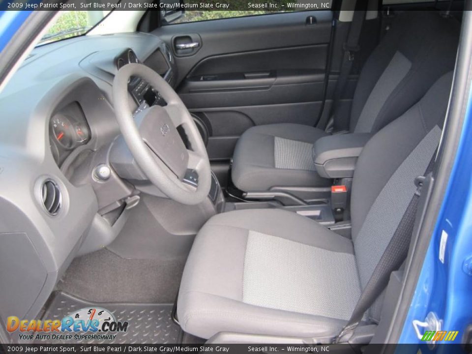 Dark Slate Gray/Medium Slate Gray Interior - 2009 Jeep Patriot Sport Photo #20