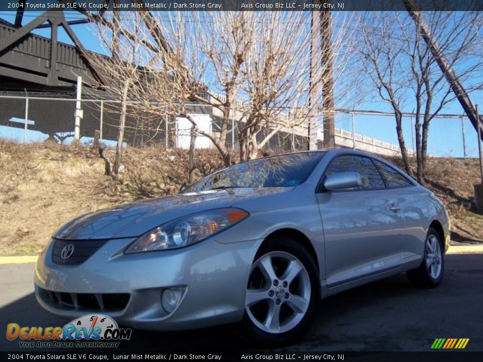 2004 Toyota Solara SLE V6 Coupe Lunar Mist Metallic / Dark Stone Gray Photo #1