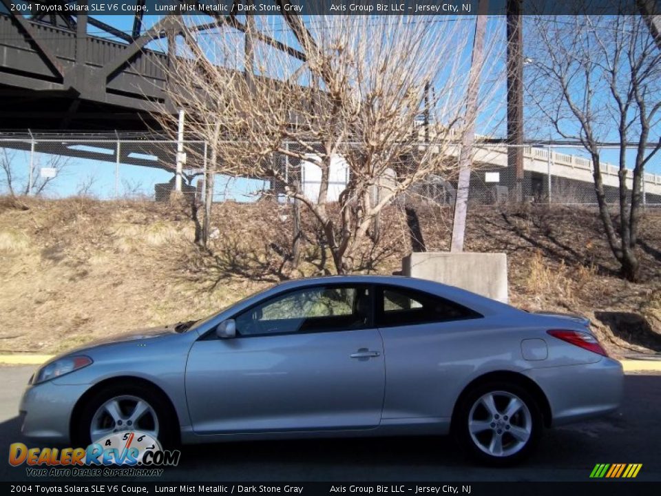 2004 Toyota Solara SLE V6 Coupe Lunar Mist Metallic / Dark Stone Gray Photo #2