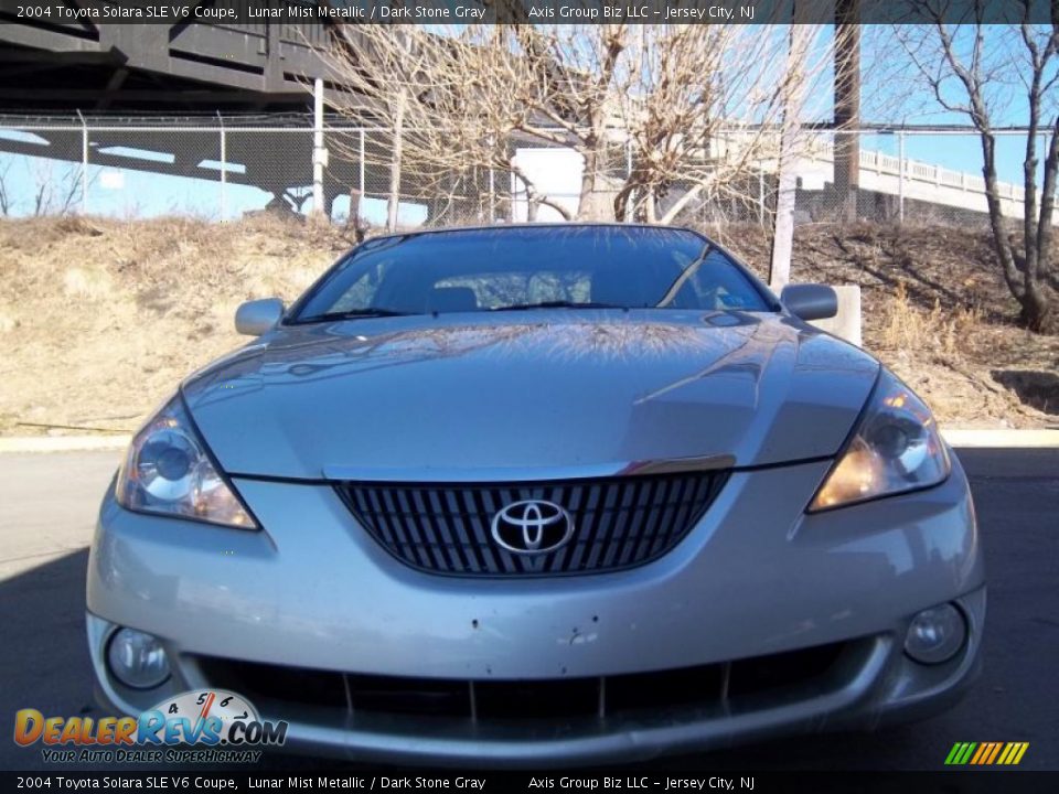 2004 Toyota Solara SLE V6 Coupe Lunar Mist Metallic / Dark Stone Gray Photo #3