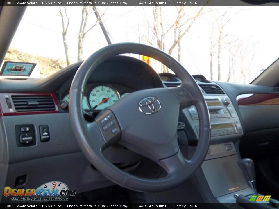 2004 Toyota Solara SLE V6 Coupe Lunar Mist Metallic / Dark Stone Gray Photo #8