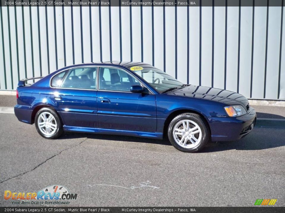 2004 Subaru Legacy 2.5 GT Sedan Mystic Blue Pearl / Black Photo #1