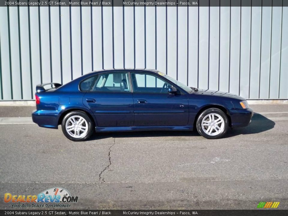 2004 Subaru Legacy 2.5 GT Sedan Mystic Blue Pearl / Black Photo #2