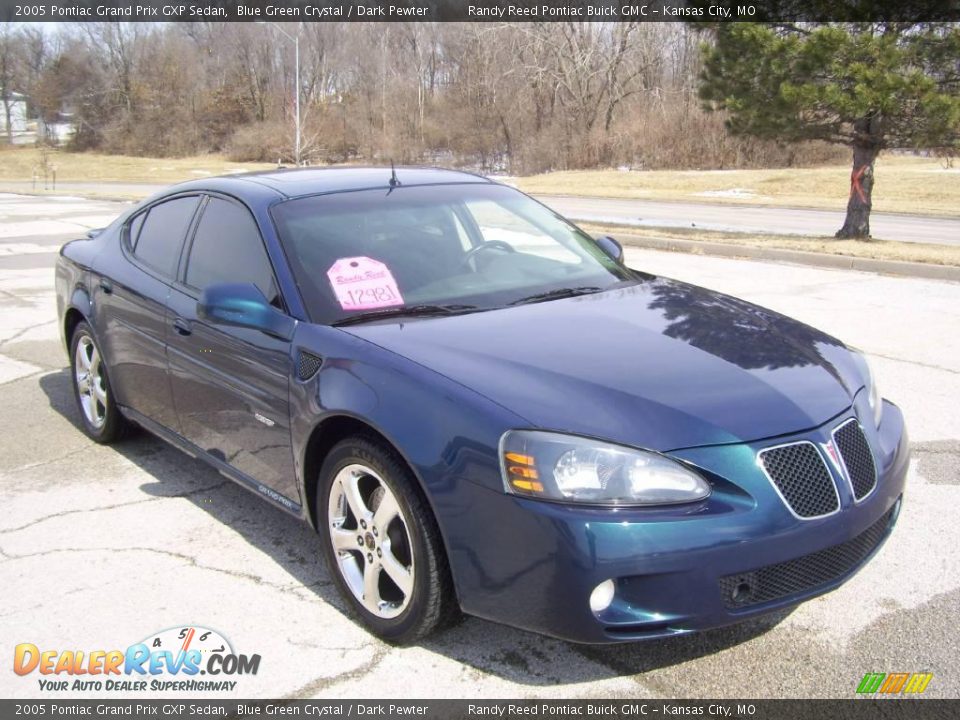 2005 Pontiac Grand Prix GXP Sedan Blue Green Crystal / Dark Pewter Photo #2