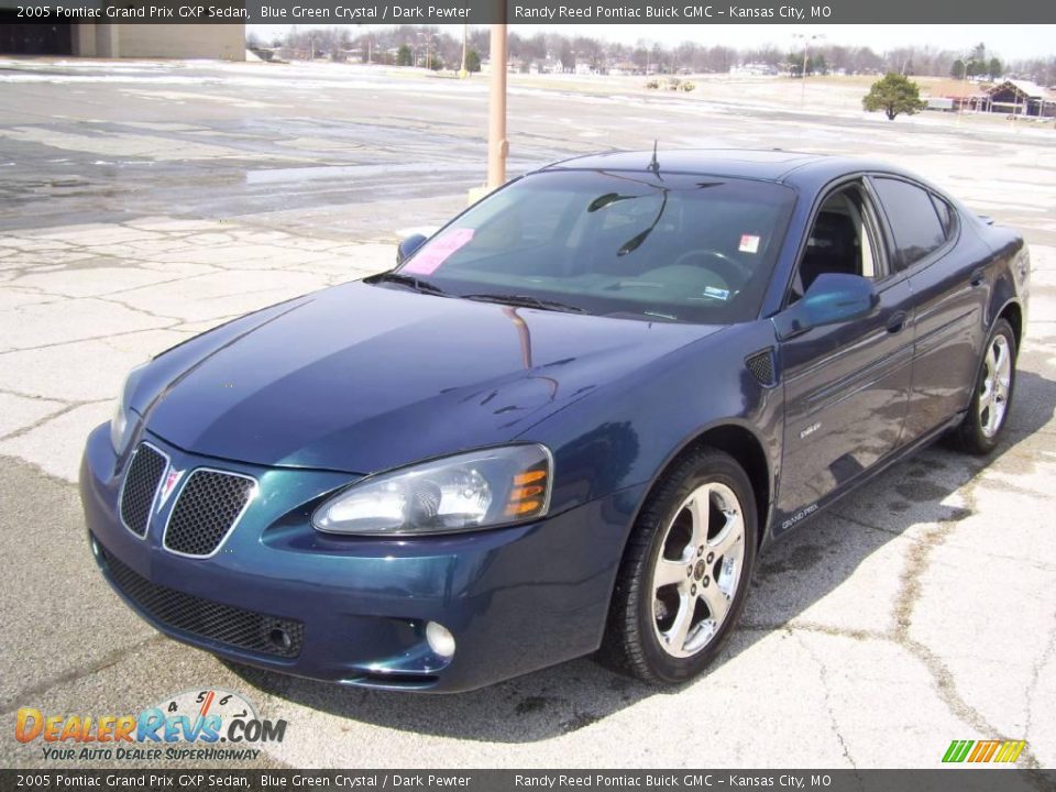 2005 Pontiac Grand Prix GXP Sedan Blue Green Crystal / Dark Pewter Photo #4