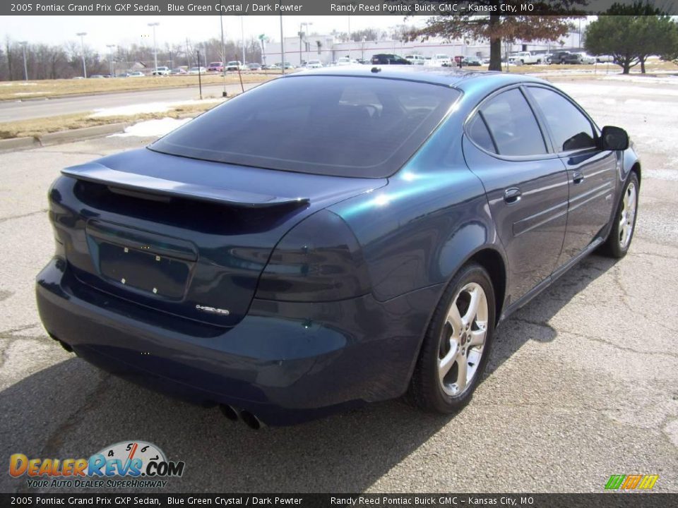 2005 Pontiac Grand Prix GXP Sedan Blue Green Crystal / Dark Pewter Photo #8