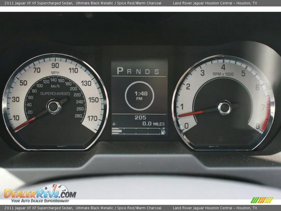 2011 Jaguar XF XF Supercharged Sedan Gauges Photo #11