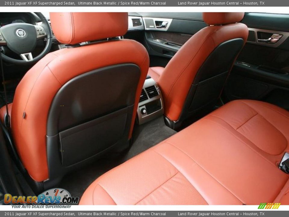 Spice Red/Warm Charcoal Interior - 2011 Jaguar XF XF Supercharged Sedan Photo #14