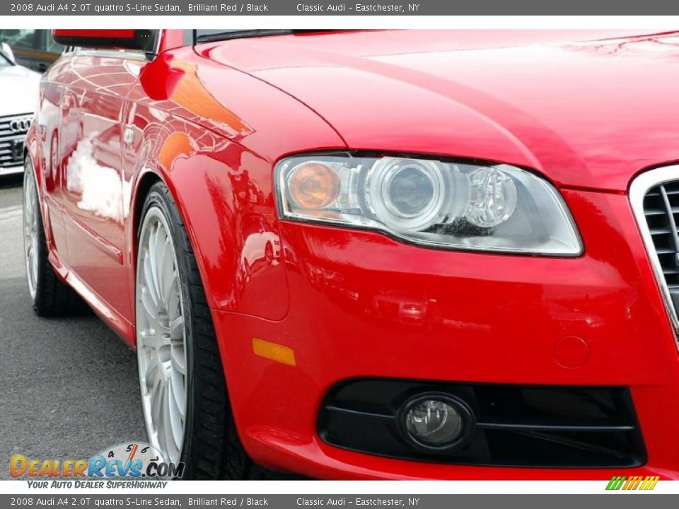 2008 Audi A4 2.0T quattro S-Line Sedan Brilliant Red / Black Photo #9