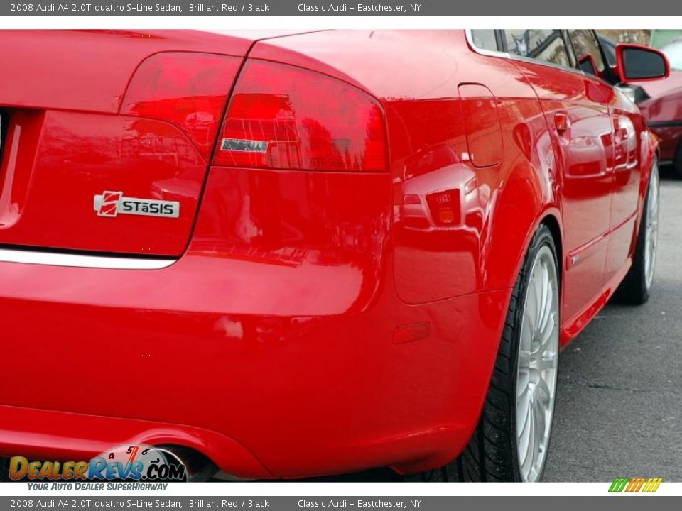 2008 Audi A4 2.0T quattro S-Line Sedan Brilliant Red / Black Photo #10