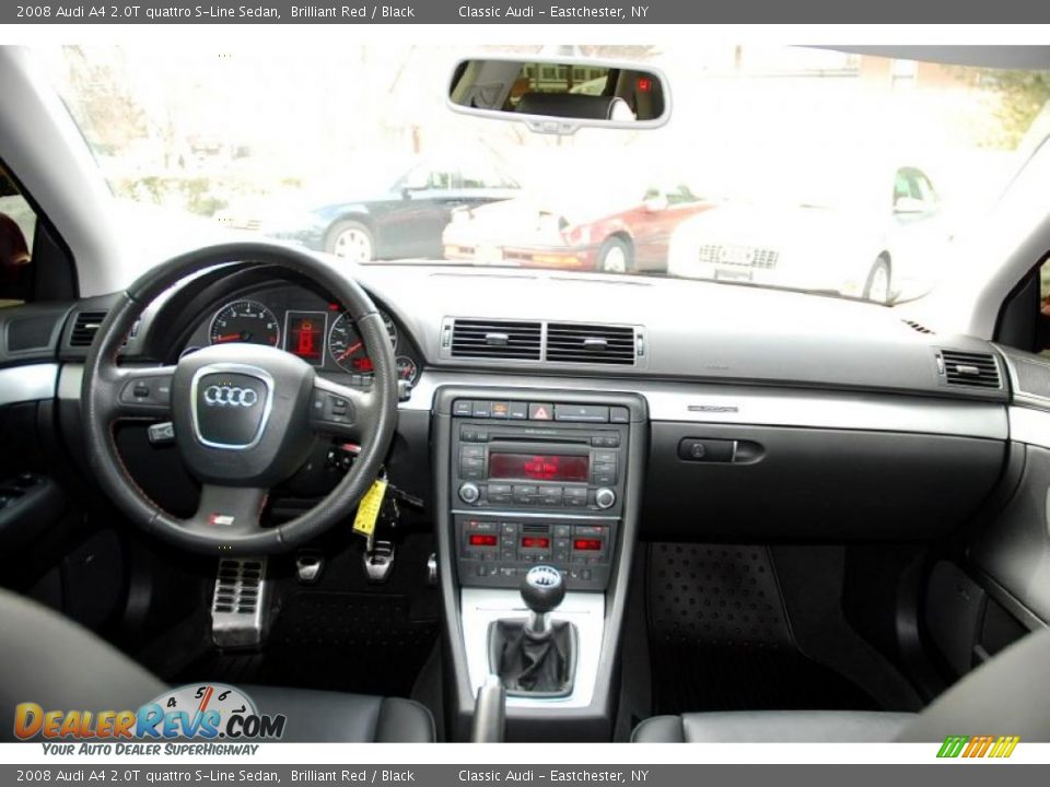 Dashboard of 2008 Audi A4 2.0T quattro S-Line Sedan Photo #24