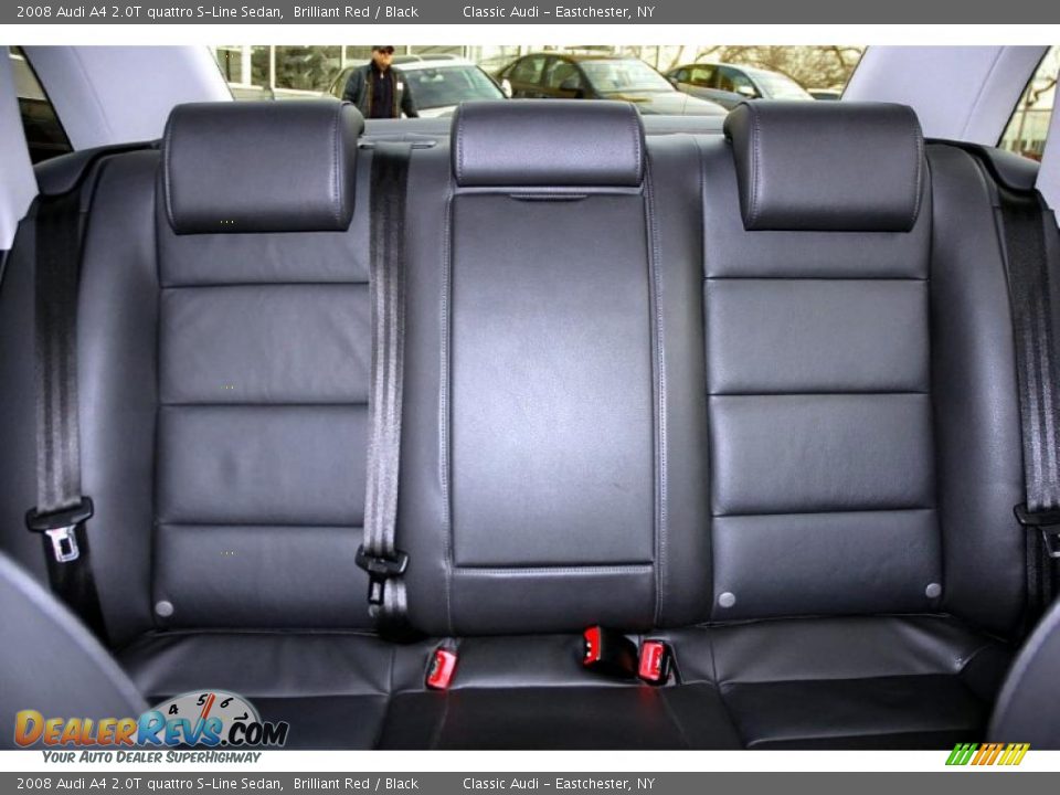 Black Interior - 2008 Audi A4 2.0T quattro S-Line Sedan Photo #25