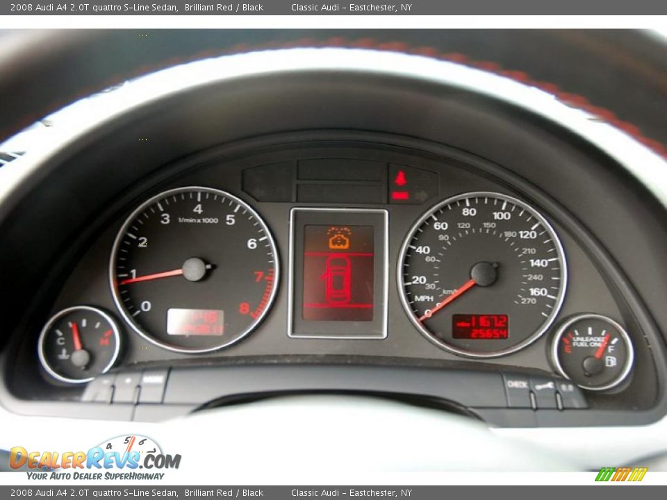 2008 Audi A4 2.0T quattro S-Line Sedan Gauges Photo #31