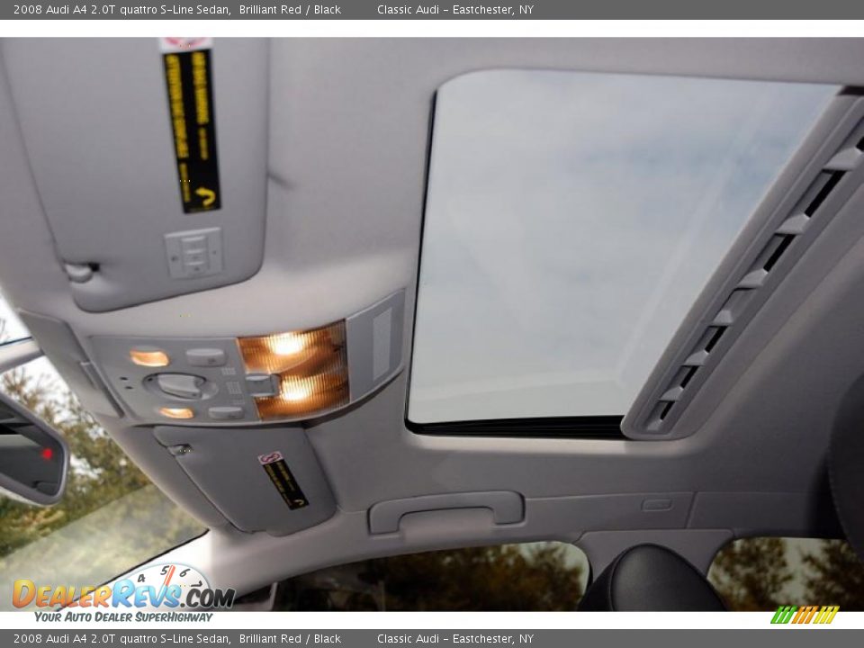 2008 Audi A4 2.0T quattro S-Line Sedan Brilliant Red / Black Photo #34