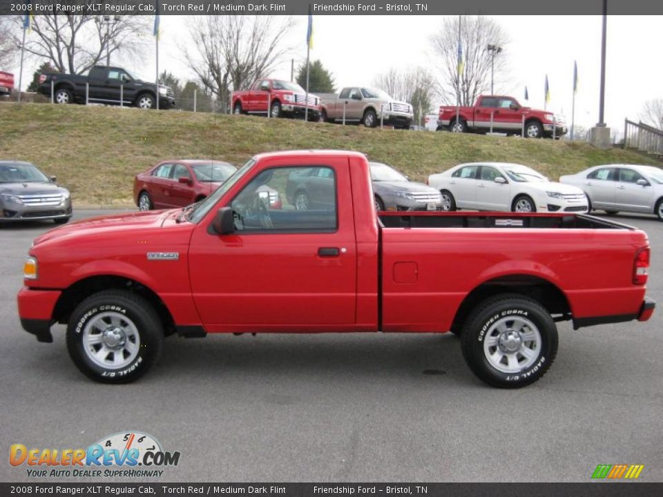 Torch Red 2008 Ford Ranger XLT Regular Cab Photo #1