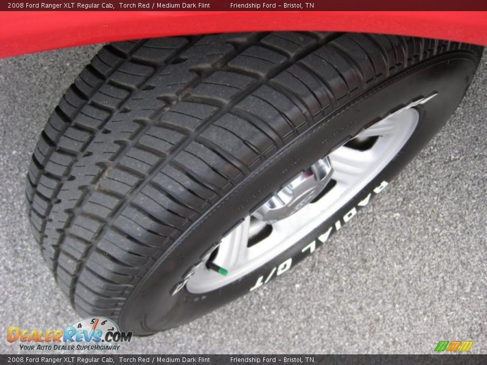 2008 Ford Ranger XLT Regular Cab Torch Red / Medium Dark Flint Photo #9
