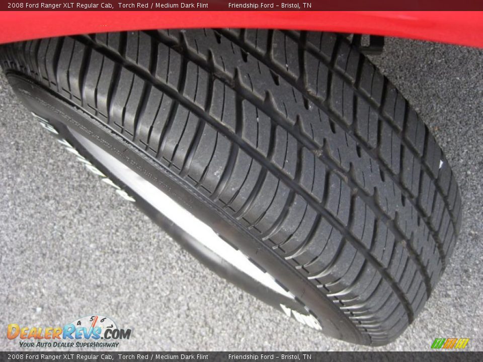 2008 Ford Ranger XLT Regular Cab Torch Red / Medium Dark Flint Photo #10