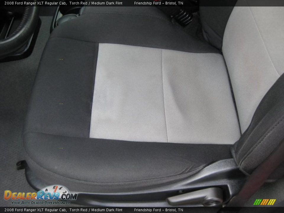 2008 Ford Ranger XLT Regular Cab Torch Red / Medium Dark Flint Photo #14