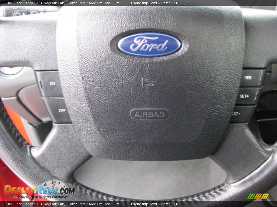 2008 Ford Ranger XLT Regular Cab Torch Red / Medium Dark Flint Photo #22