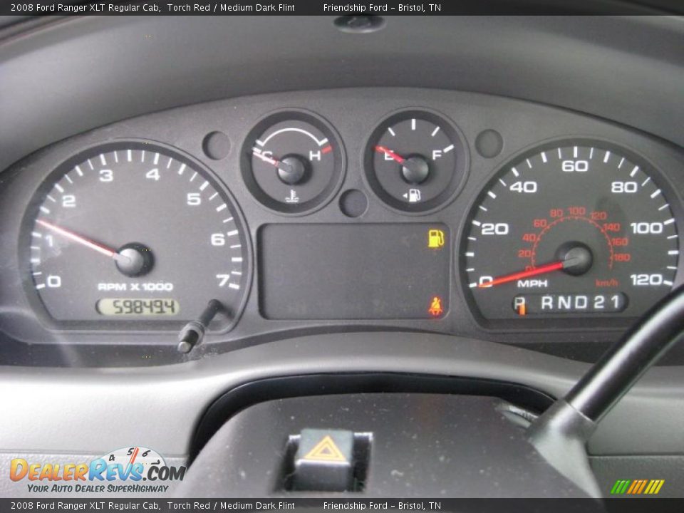 2008 Ford Ranger XLT Regular Cab Gauges Photo #23