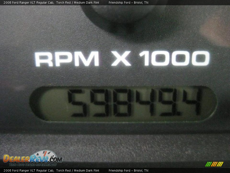 2008 Ford Ranger XLT Regular Cab Torch Red / Medium Dark Flint Photo #24