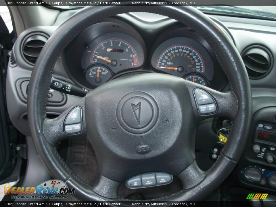 2005 Pontiac Grand Am GT Coupe Steering Wheel Photo #17