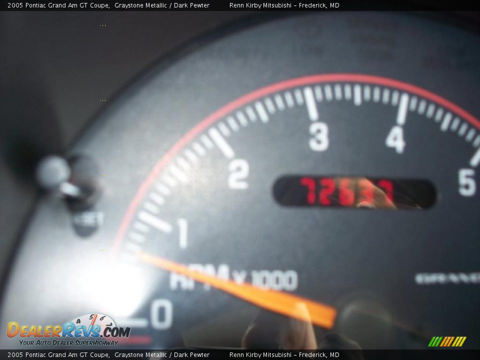 2005 Pontiac Grand Am GT Coupe Graystone Metallic / Dark Pewter Photo #33