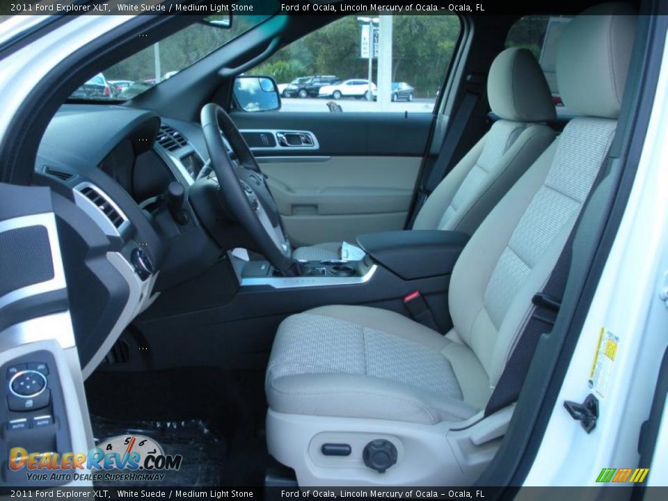 Medium Light Stone Interior - 2011 Ford Explorer XLT Photo #5