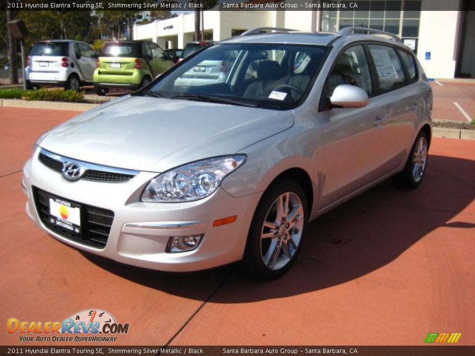 2011 Hyundai Elantra Touring SE Shimmering Silver Metallic / Black Photo #1
