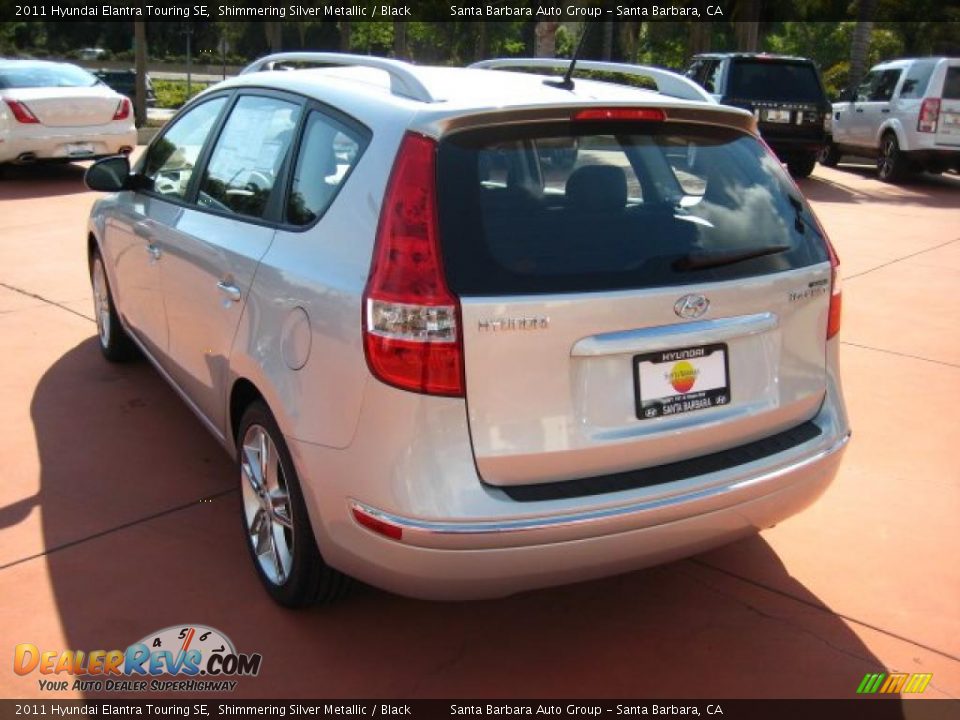 2011 Hyundai Elantra Touring SE Shimmering Silver Metallic / Black Photo #3