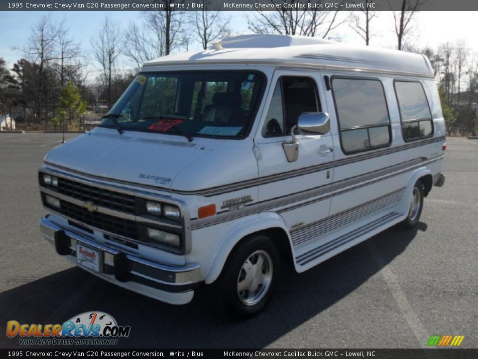 White 1995 Chevrolet Chevy Van G20 Passenger Conversion Photo #1